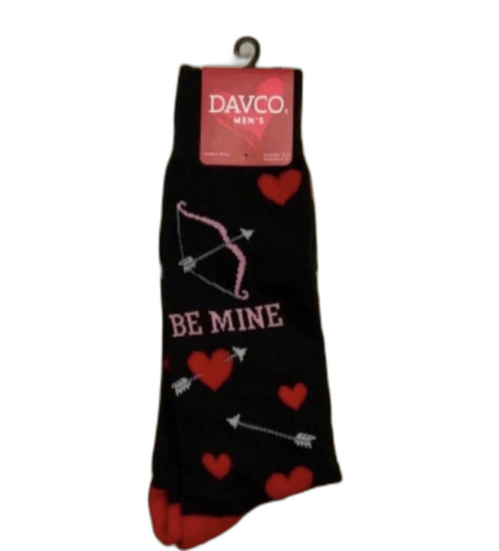 DAVCO Men's VALENTINE'S DAY "Be Mine" Socks